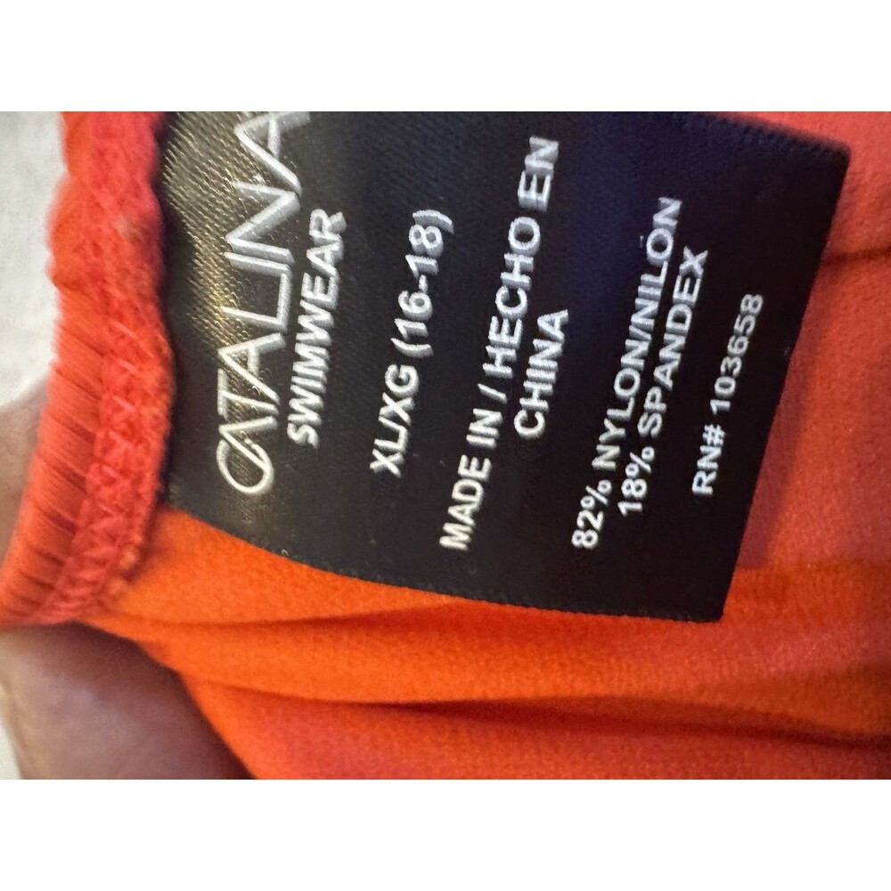 Catalina One Piece Swim Suit XL (16-18) - Picture 6 of 6